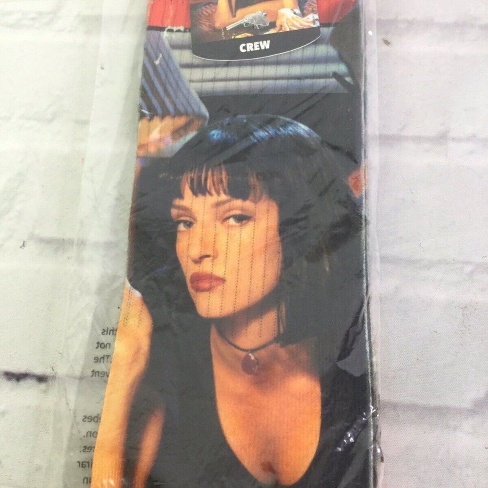 Pulp Fiction Mia Uma Thurman Sublimated Socks - Picture 4 of 7